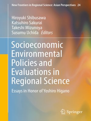 cover image of Socioeconomic Environmental Policies and Evaluations in Regional Science